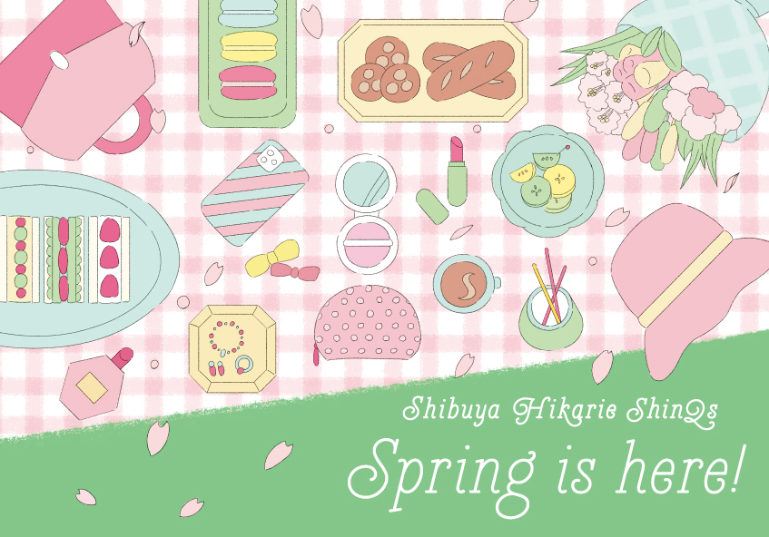 Shibuya Hikarie ShinQs Spring is here! スペシャルイベント開催!!
